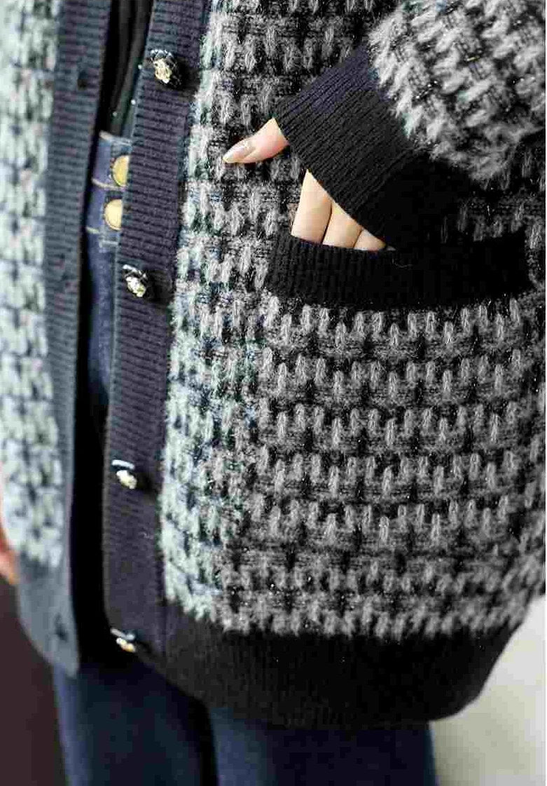 COVÉ Cardigan Knit Top