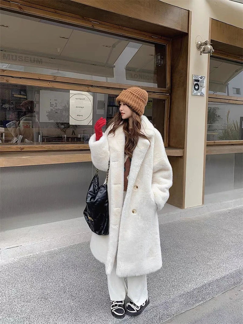 COVÉ Rabbit Fur Coat