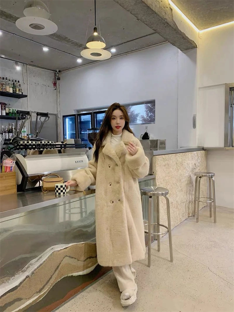 COVÉ Rabbit Fur Coat