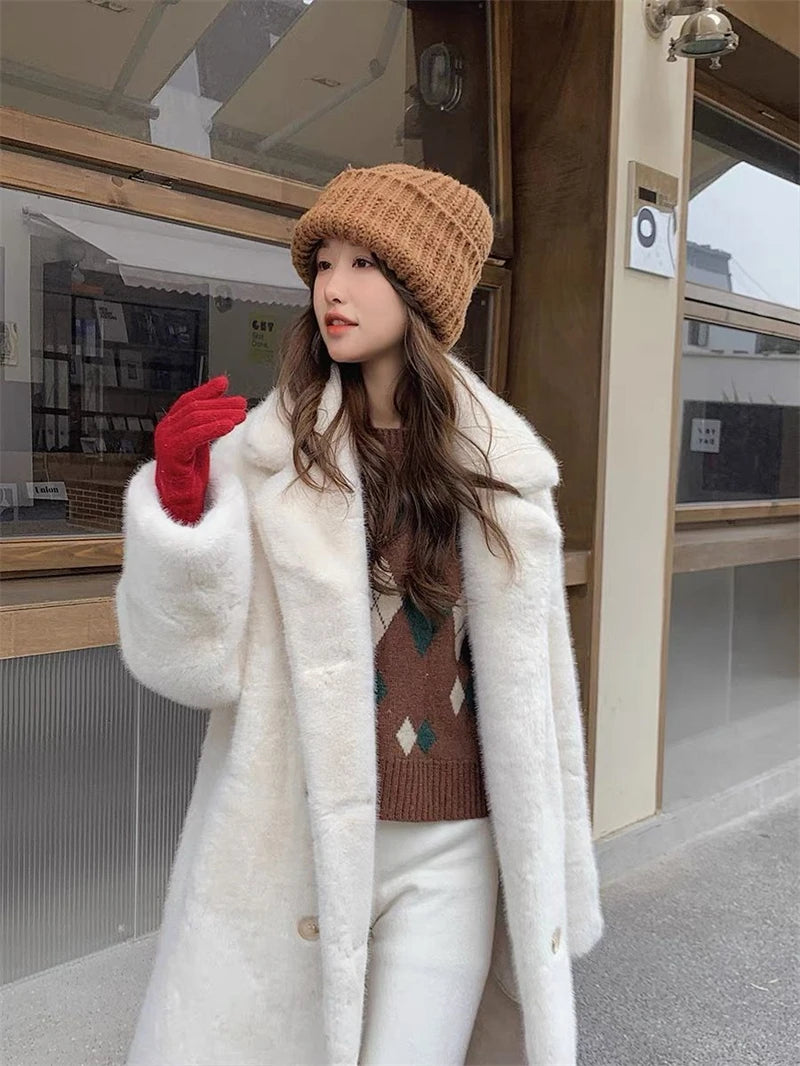 COVÉ Rabbit Fur Coat