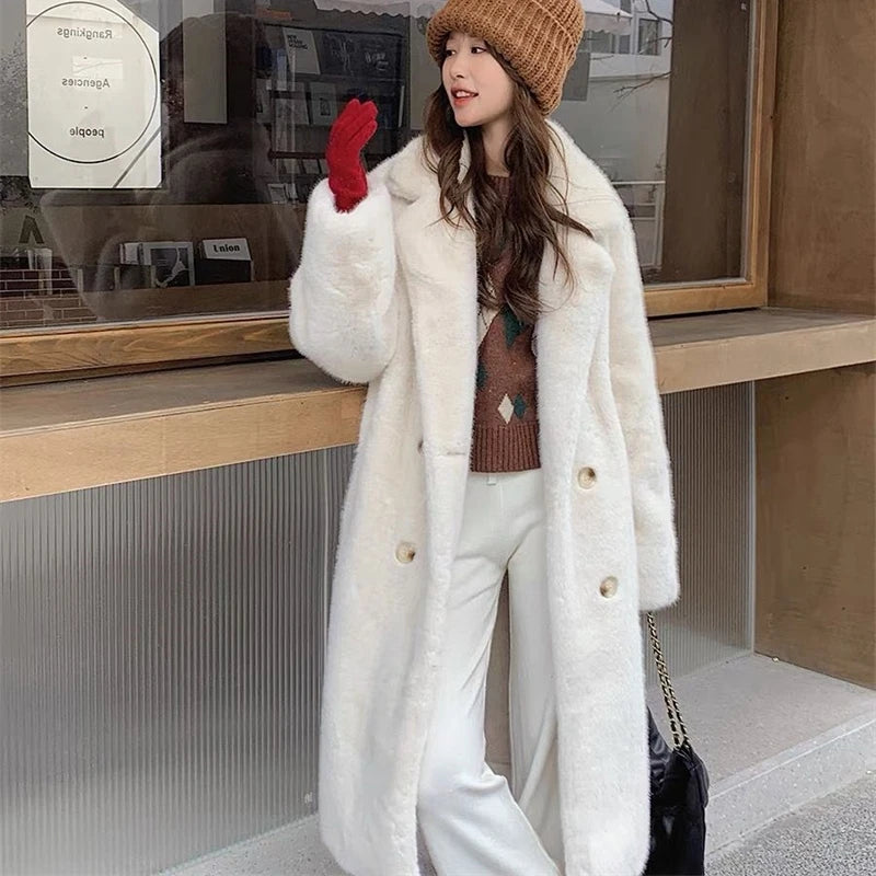 COVÉ Rabbit Fur Coat