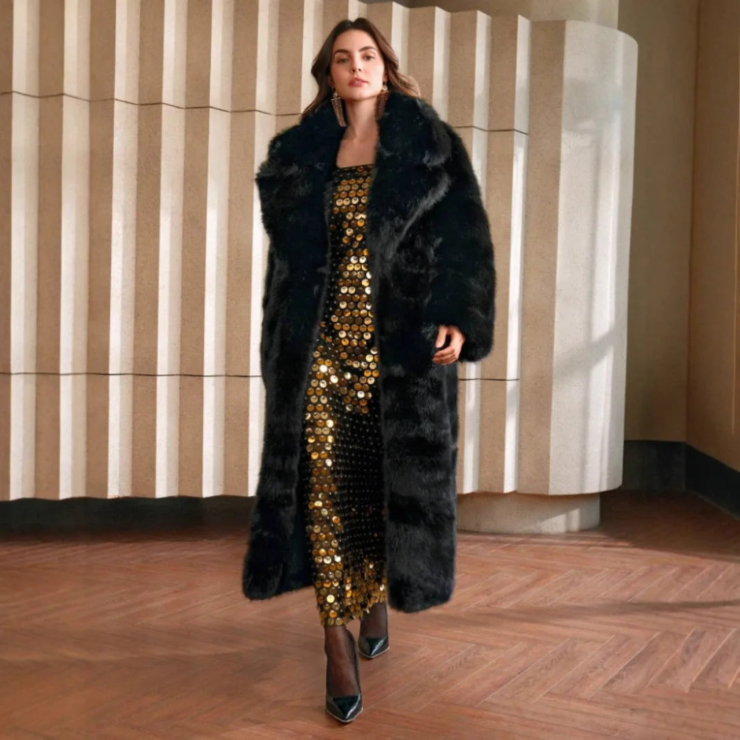 COVÉ Women's Eco Faux Fur Jacket