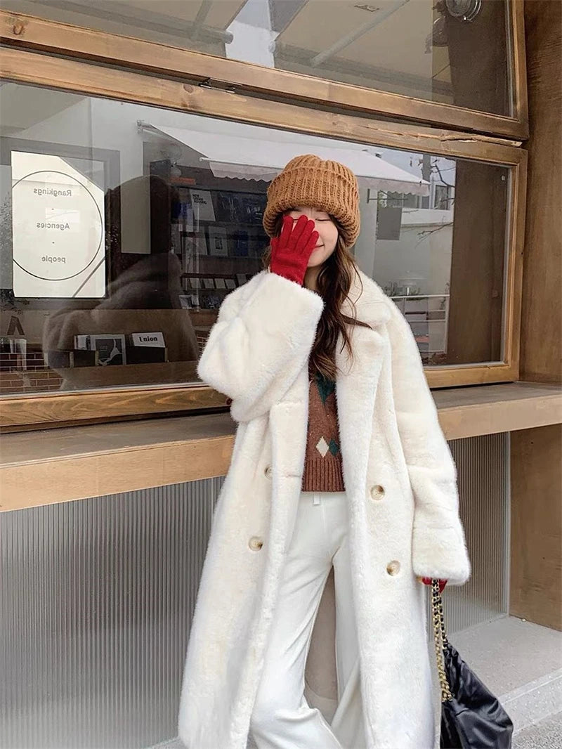 COVÉ Rabbit Fur Coat