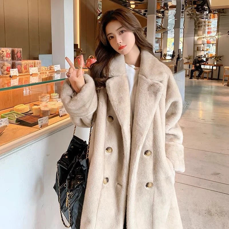 COVÉ Rabbit Fur Coat