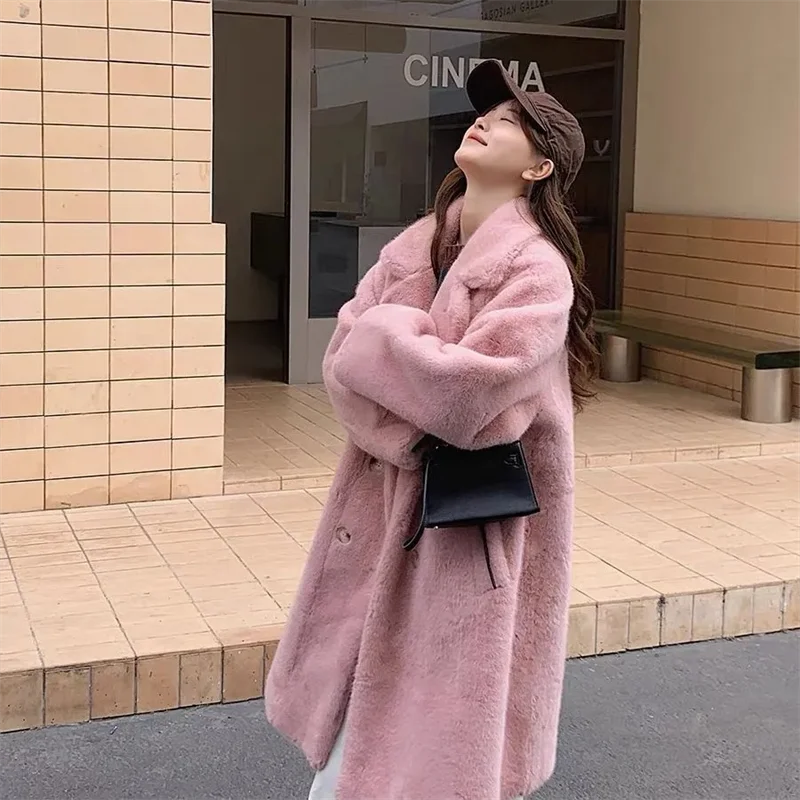 COVÉ Rabbit Fur Coat