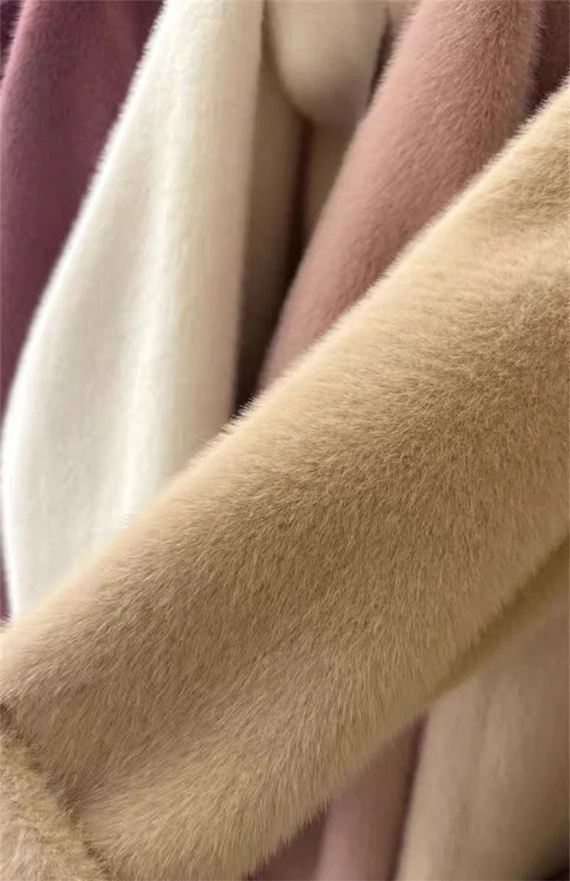 COVÉ Rabbit Fur Coat