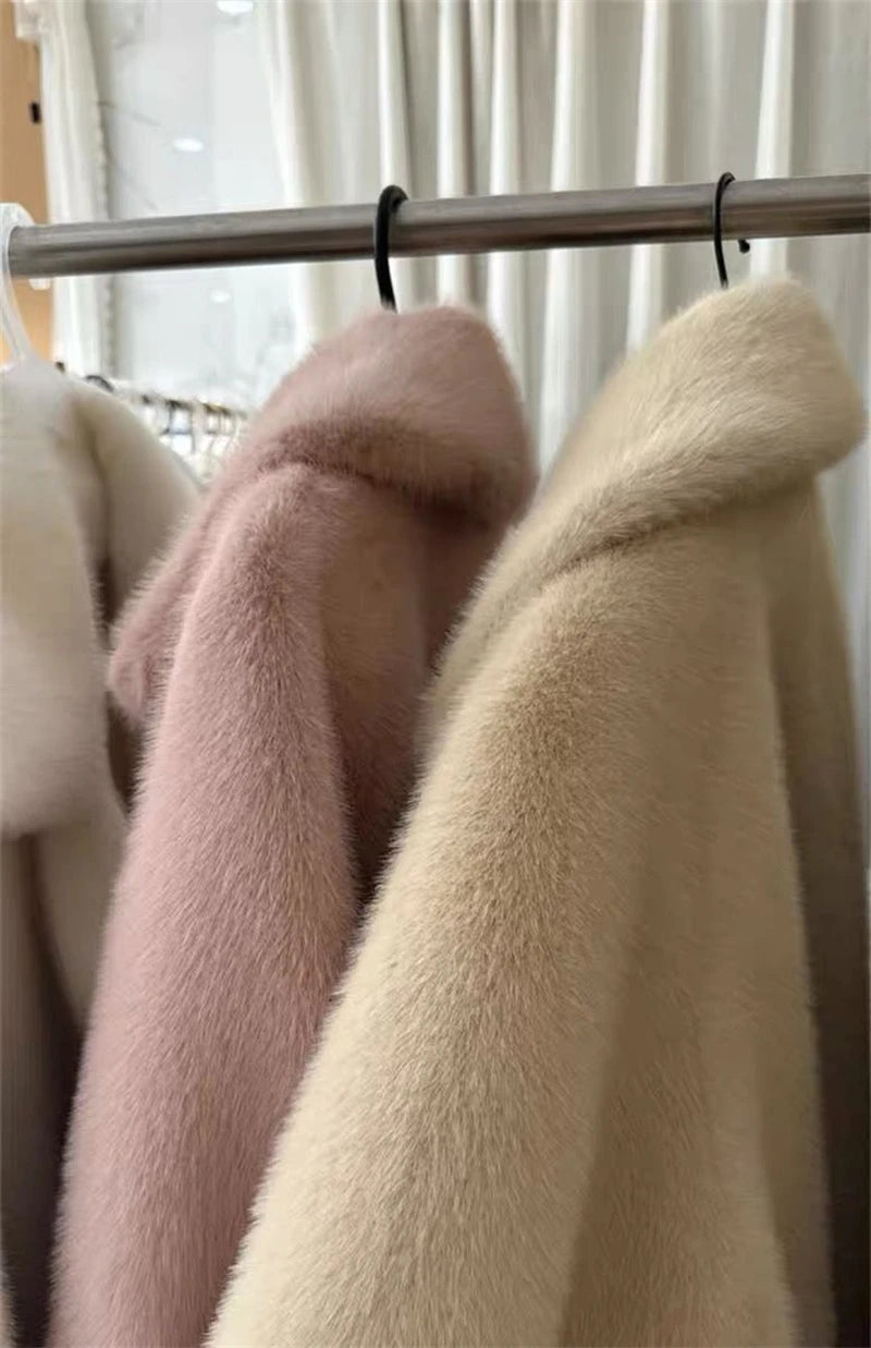 COVÉ Rabbit Fur Coat