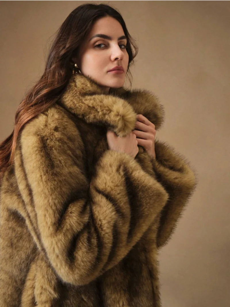 COVÉ Women's Eco Faux Fur Jacket