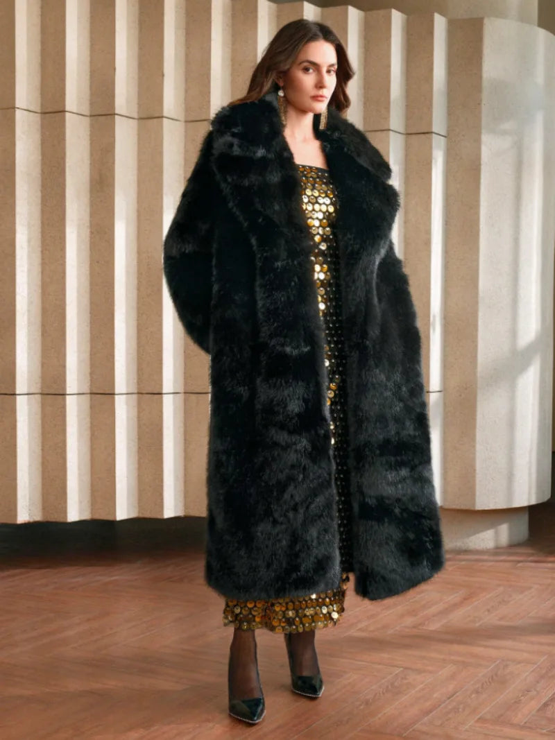 COVÉ Women's Eco Faux Fur Jacket