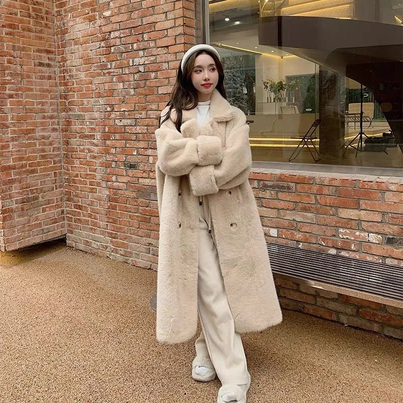 COVÉ Rabbit Fur Coat