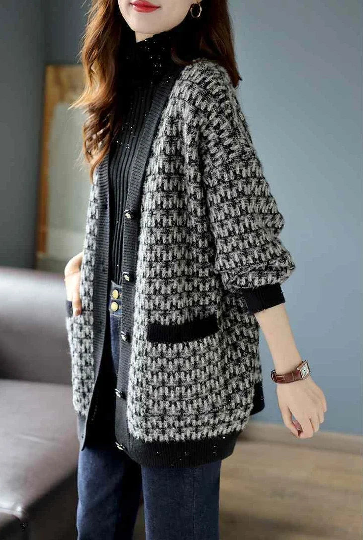 COVÉ Cardigan Knit Top