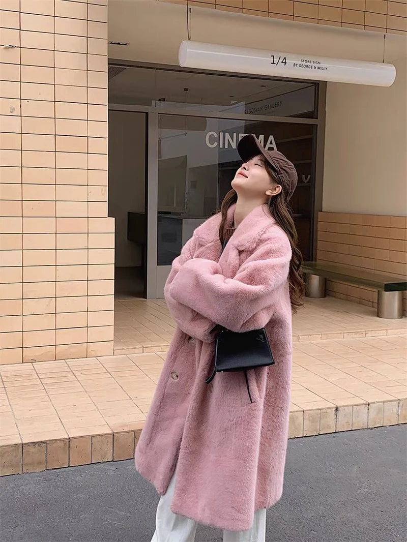 COVÉ Rabbit Fur Coat