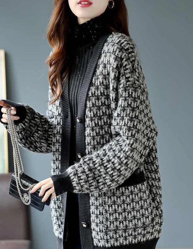 COVÉ Cardigan Knit Top