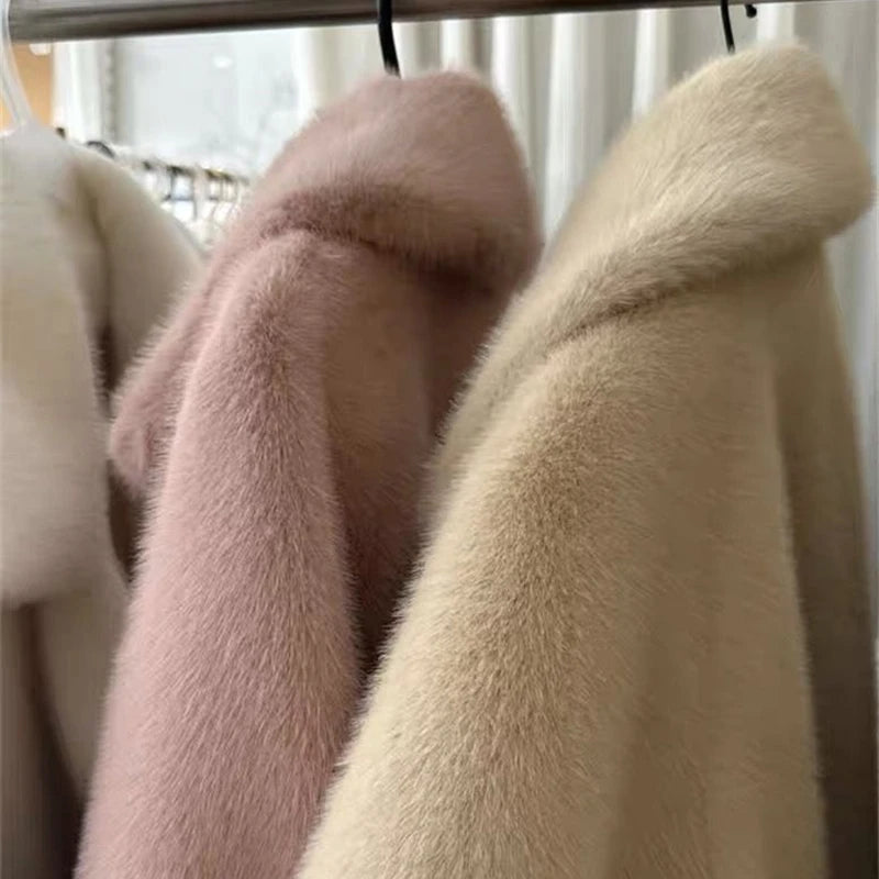 COVÉ Rabbit Fur Coat