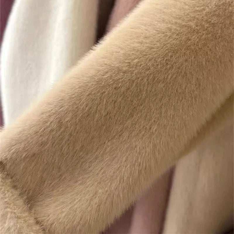 COVÉ Rabbit Fur Coat