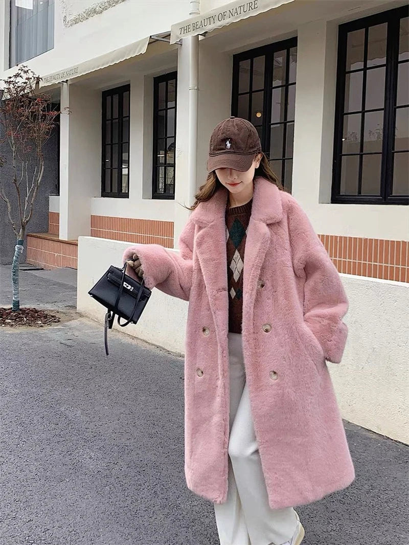 COVÉ Rabbit Fur Coat