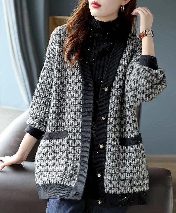 COVÉ Cardigan Knit Top