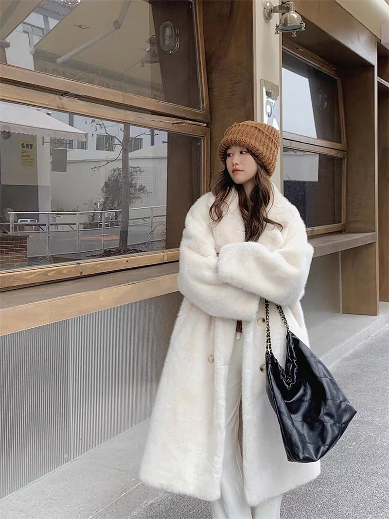 COVÉ Rabbit Fur Coat