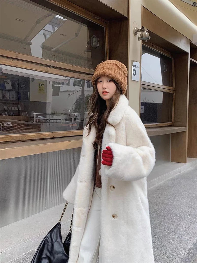 COVÉ Rabbit Fur Coat