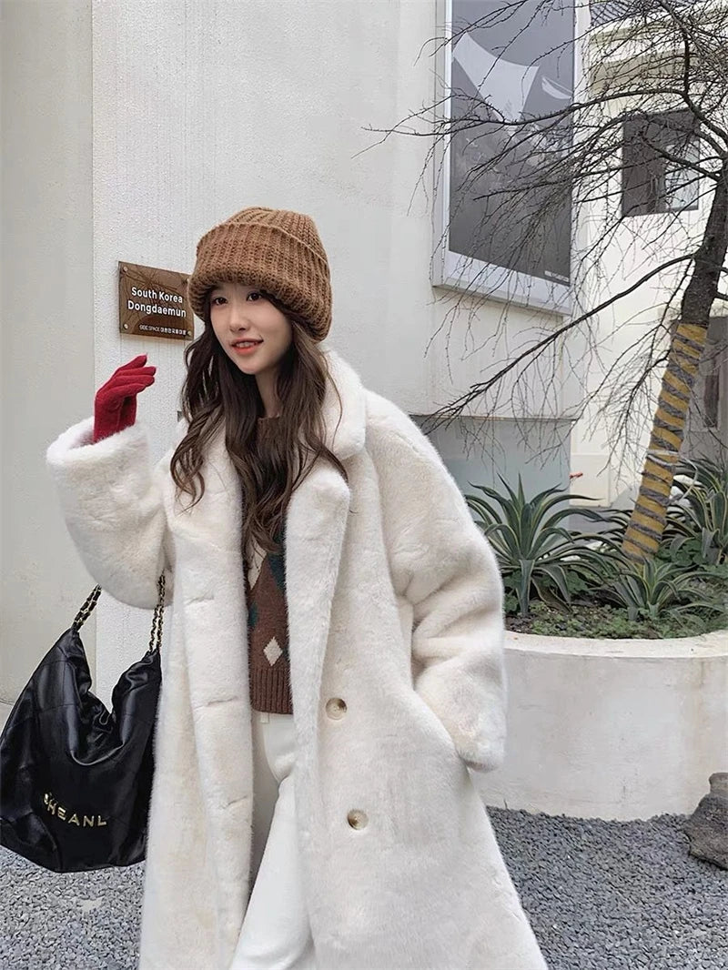 COVÉ Rabbit Fur Coat