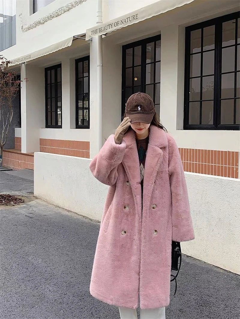 COVÉ Rabbit Fur Coat