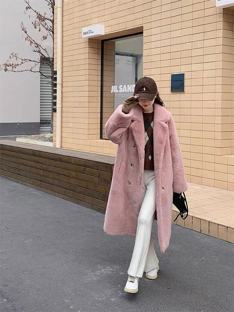 COVÉ Rabbit Fur Coat